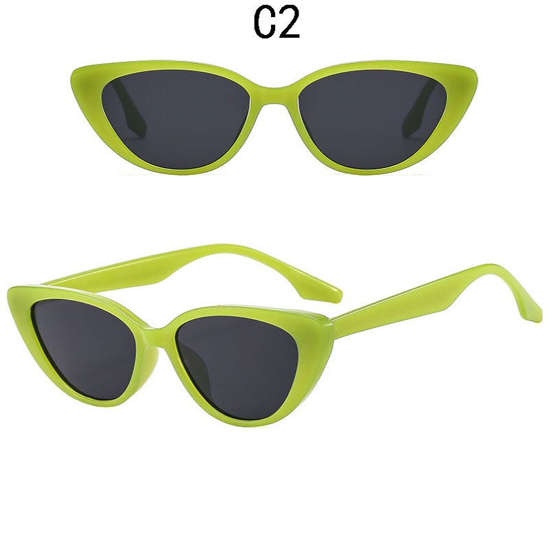 Kính Mát Gọng Mắt Mèo UV400 Phong Cách retro Thời Trang Cho Nam Và Nữ