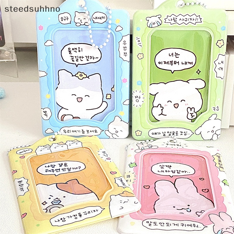 Steedsu Ví Đựng Thẻ id / Thẻ id 3 inch Thời Trang Hàn Quốc hhno