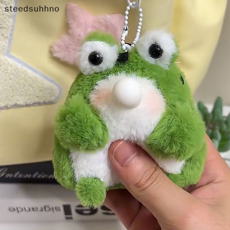 Steedsu Mặt Dây Chuyền Hình Ếch Nhồi Bông Dễ Thương Làm Quà Tặng Cho Bạn Gái hhno