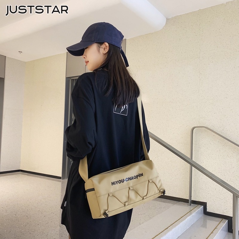 Juststar Túi Đeo Chéo Thể Thao Bằng nylon Chống Thấm Nước Thiết Kế Cá Tính Thời Trang Cho Nữ