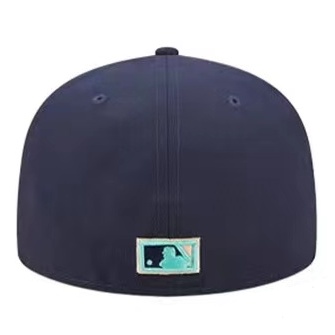 Mlb Mũ Lưỡi Trai Màu Trắng Thêu Chữ la Phong Cách hip hop Thời Trang Cho Nam Và Nữ