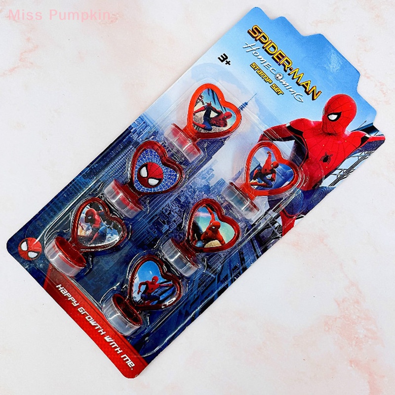 1 Bộ Con Dấu Đồ Chơi Đóng Dấu Họa Tiết Hoạt Hình Dành Cho Học Sinh