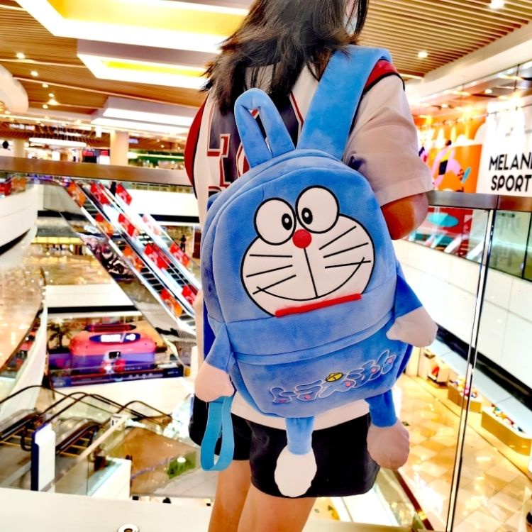 Doraemon Ba Lô Đeo Vai Kiểu Hoạt Hình Doremon Nhồi Bông Dễ Thương Cho Nữ Sinh
