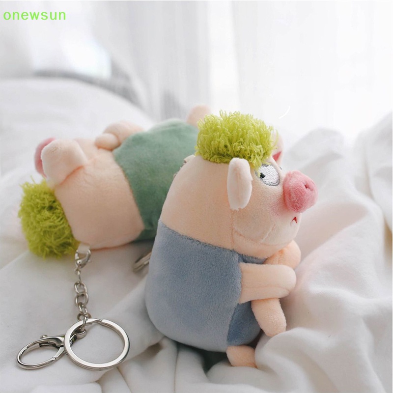 Móc Khóa Heo Nhồi Bông Mềm Mại Dễ Thương Mới
