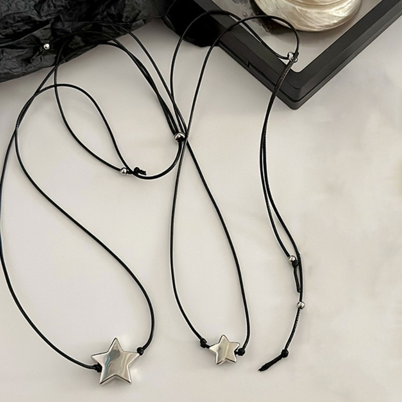 ✿ Vòng Cổ choker Dáng Dài Mặt Ngôi Sao Thời Trang