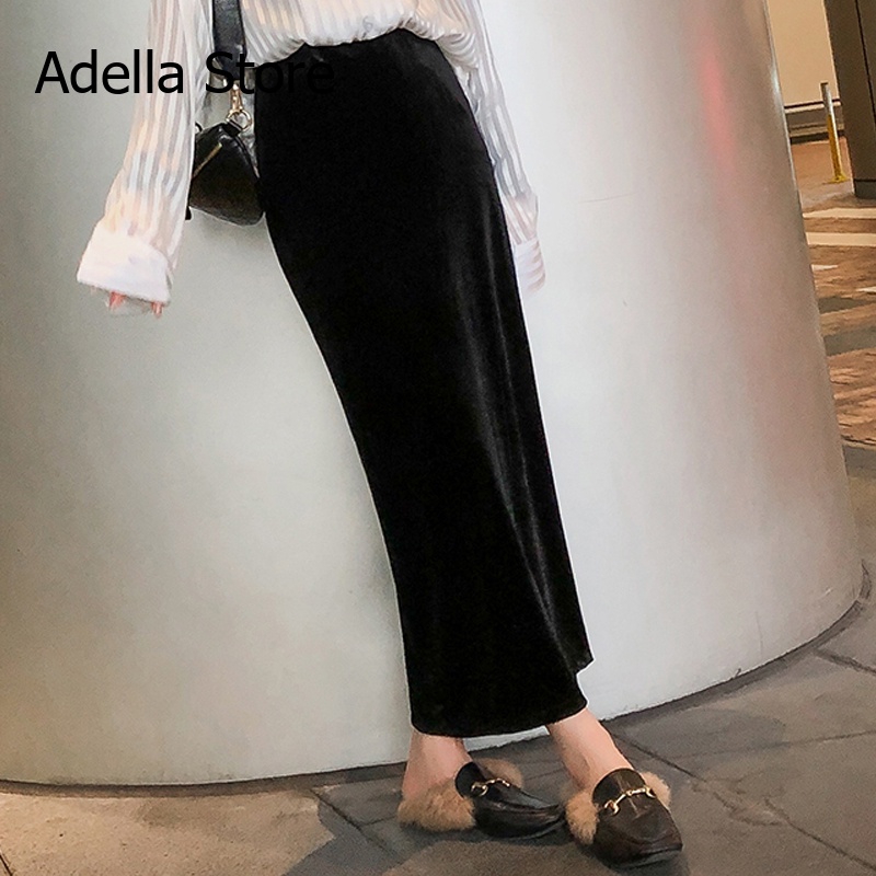 Adella Store váy Chân váy thời trang váy nữ hàng cao cấp tính cách Mẫu ngắn 2023 NEW A23M04F 34Z230825