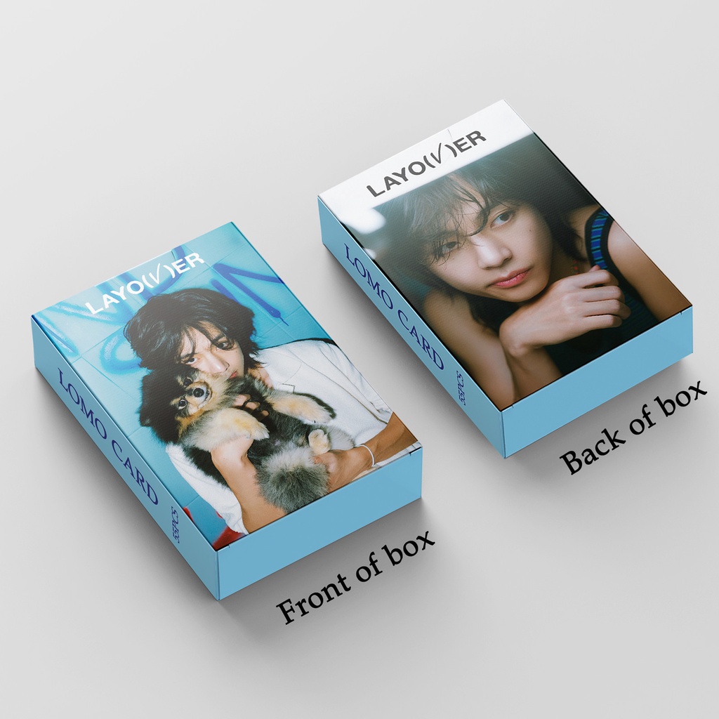 Hộp 55 Ảnh lomo card Nhóm Nhạc bts Thẻ