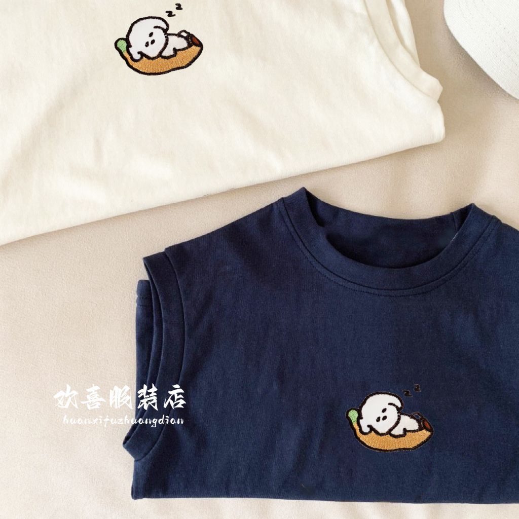 Áo Thun Không Tay 100% cotton In Họa Tiết Dễ Thương Phong Cách Hàn Quốc Cho Bé Trai