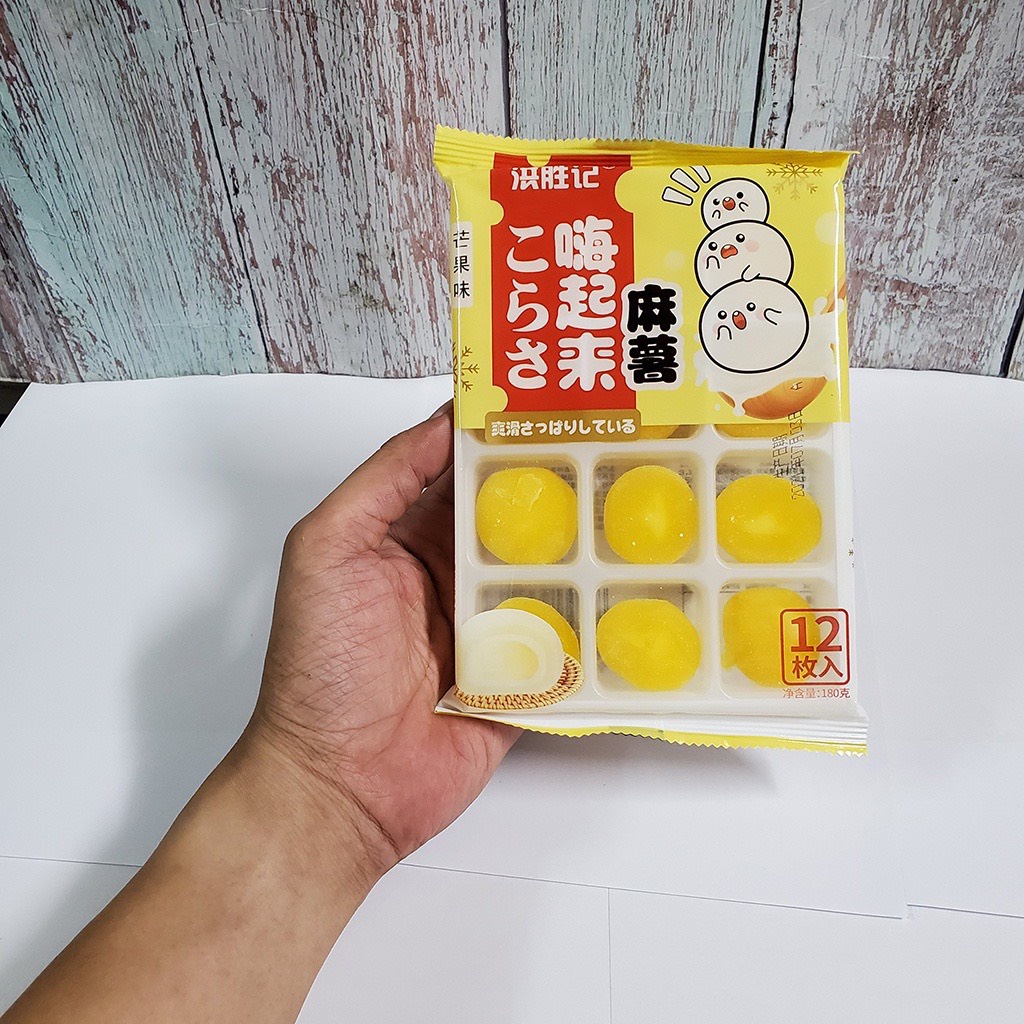 Gói 12 Bánh Mochi Kem Lạnh Vị Hoa Quả