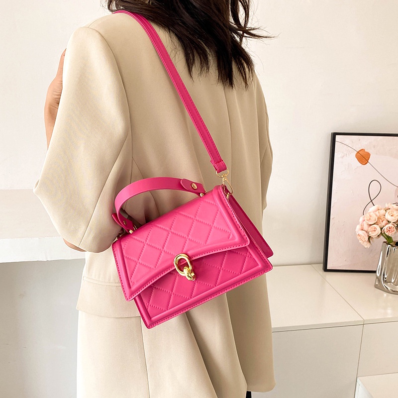 Túi Đeo Chéo jasmin noir Bằng Da pu Họa Tiết Kẻ Sọc Chần Bông Dành Cho Bạn Nữ 2023 Mới