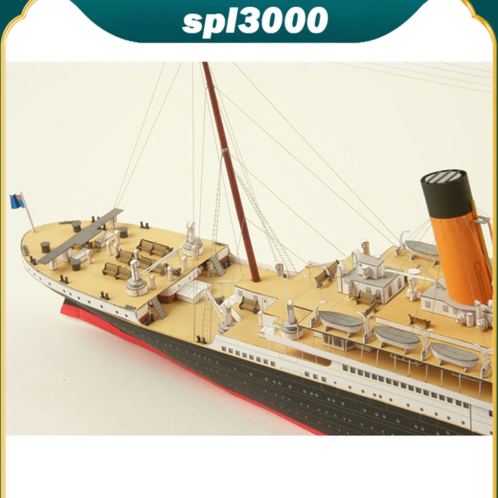 Bộ Đồ Chơi Lắp Ráp Mô Hình Tàu titanic 1 / 2 Để Bàn Trang Trí