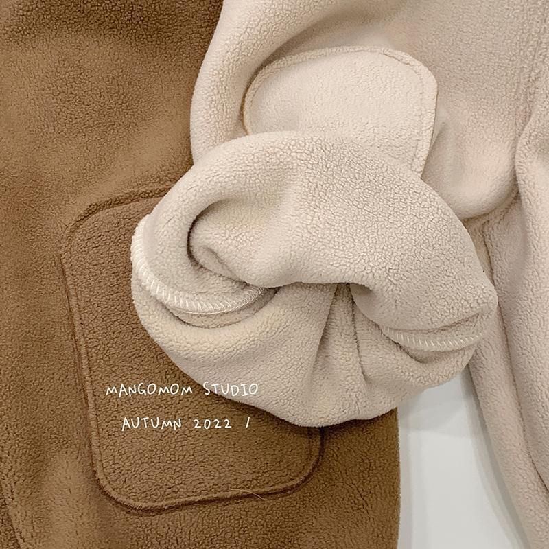 Quần Dài Vải Lông Cừu Màu Trơn Thời Trang 2023 Dành Cho Bé Trai Và Bé Gái