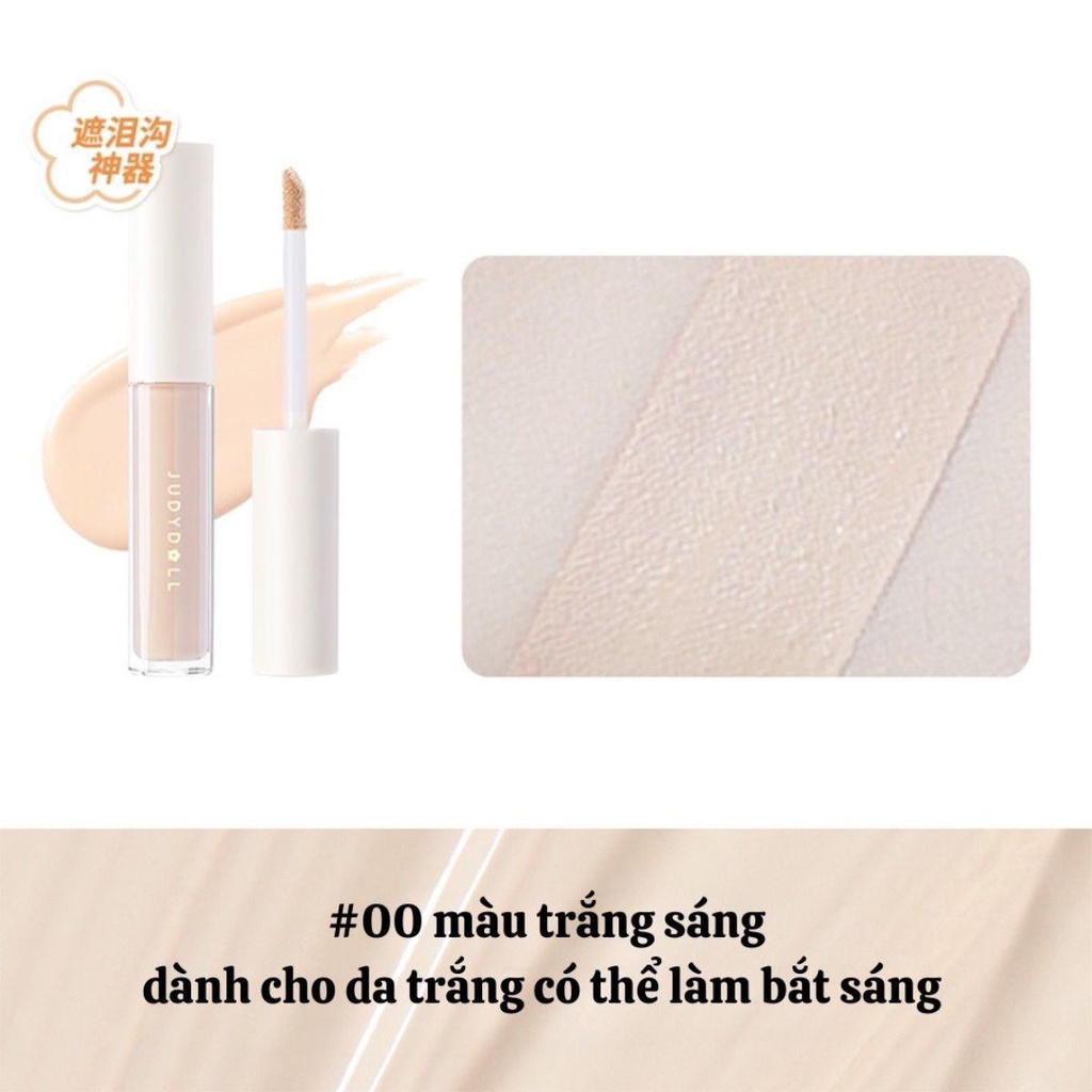 Kem che khuyết điểm Judy Doll gồm 5 màu tùy chọn chuyên dụng - Hàng chính hãng