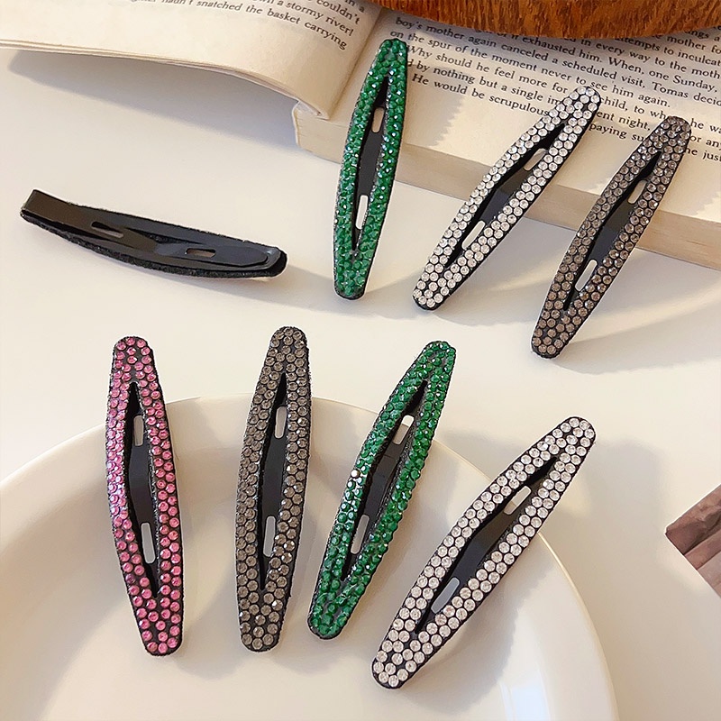 Mh Kẹp Tóc Đính Đá Thời Trang Dành Cho Nữ