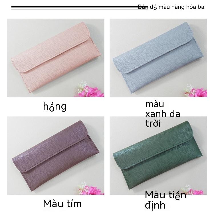 Mới Ví Nữ Dáng Dài Thời Trang Phong Cách Đơn Giản