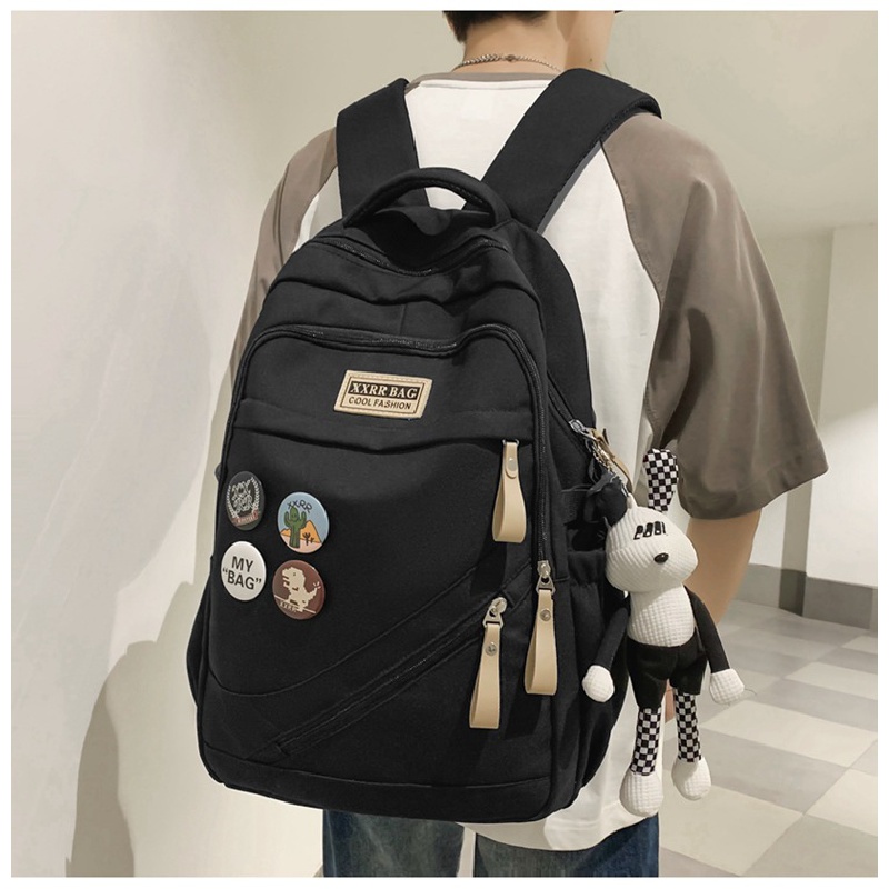 Mới Ba Lô Đi Học Chống Thấm Nước Chống Bẩn Phong Cách retro Dành Cho Nam Và Nữ