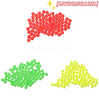 Bộ 100 hạt xốp câu cá chất lượng cao nhiều màu tùy chọn