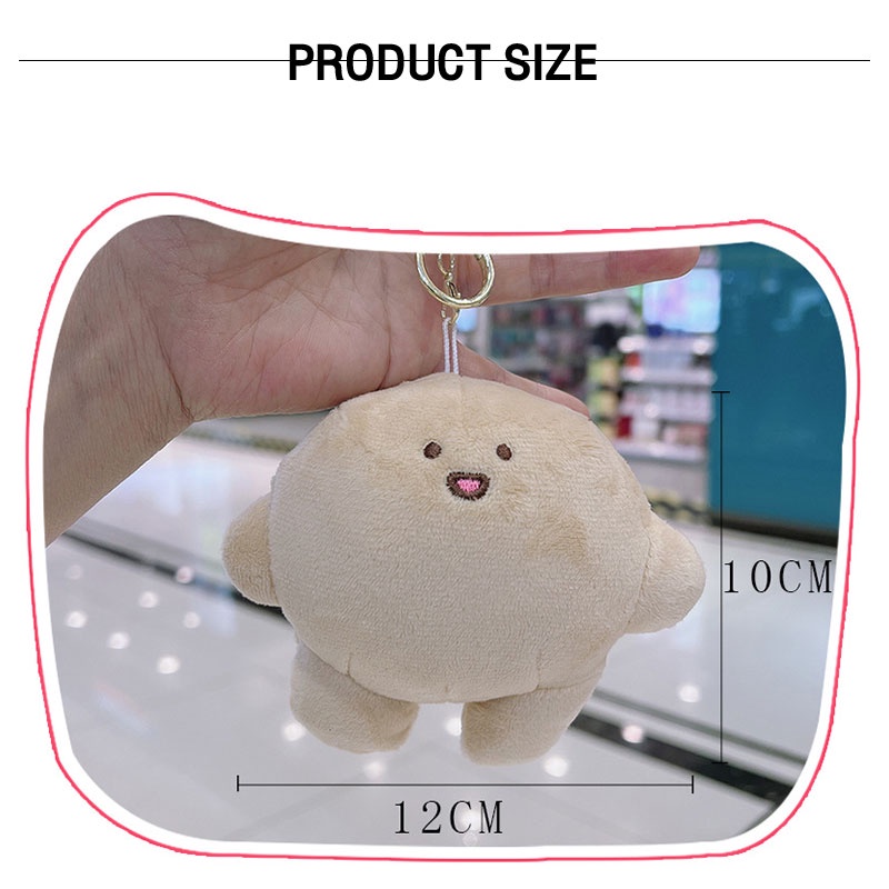 Móc Khóa Hình Bạch Tuộc Nhồi Bông Đáng Yêu
