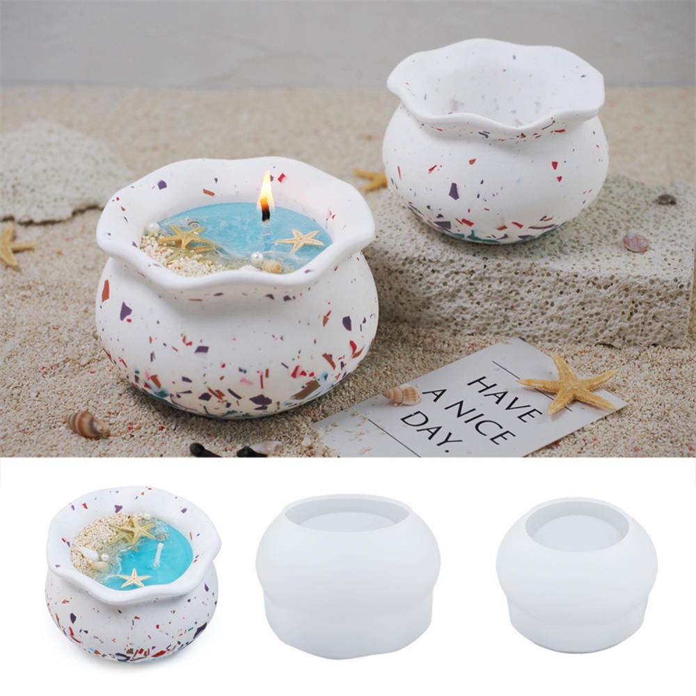 Khuôn silicone Làm Bình Hoa / Nến Hình Bình Hoa Độc Đáo Trang Trí Bể Cá diy