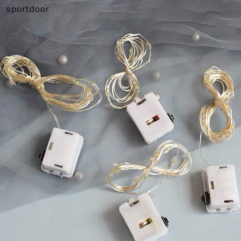 Dây Đèn led 1m 10 Bóng Chống Thấm Nước Trang Trí Đa Năng