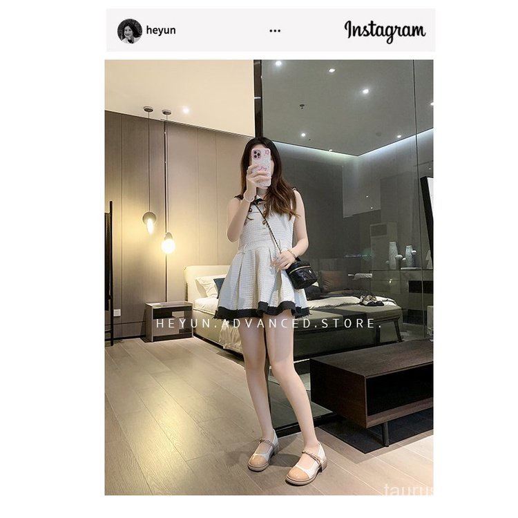 Giày Búp Bê Da pu Gót Thấp Mũi Tròn Thời Trang 2023 mary jane