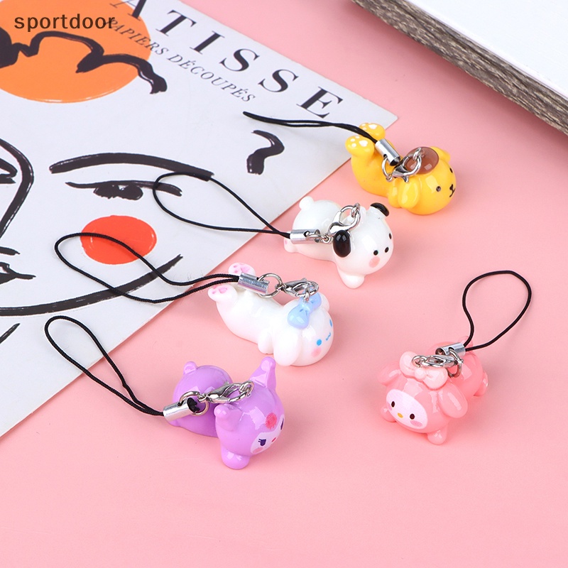 Dây Treo Điện Thoại sanrio melody cinnamoroll Túi Xách Hình hello kitty Quyến Rũ