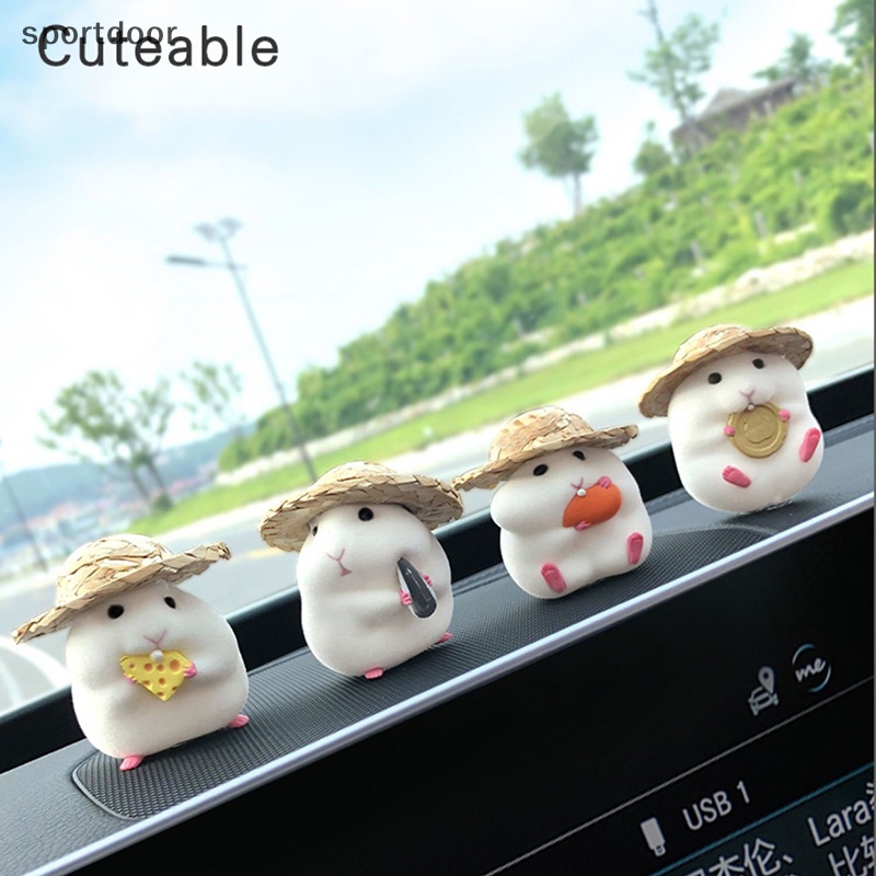 Đồ Trang Trí Nội Thất Xe Hơi Hình Chuột hamster Doodle