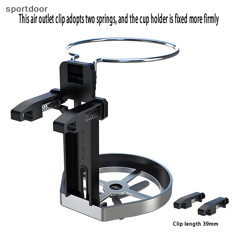 Giá Đỡ Bình Nước Có Thể Gập Lại Gắn Lỗ Thông Gió Xe Hơi