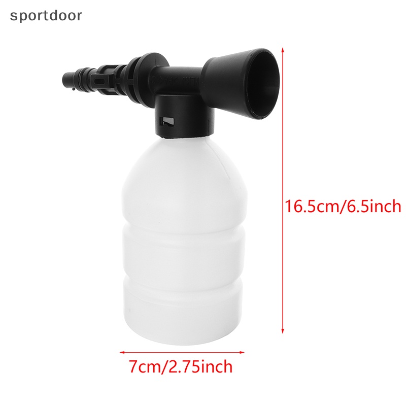 Bình Xịt Bọt Tuyết 300ml Có Thể Điều Chỉnh 1 / 4 inch Dành Cho Máy Rửa Xe Hơi