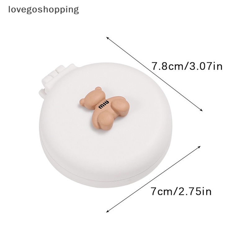 Lược Chải Tóc Mát Xa Nhỏ Gọn Có Gương Hình Gấu / Thỏ Đáng Yêu Có Thể Gập Lại Cho Bé Gái vn