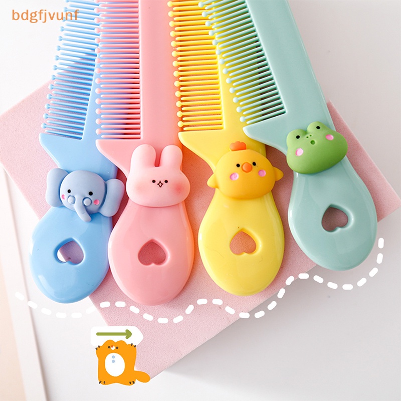 Lược Chải Tóc mini Bỏ Túi Họa Tiết Hoa Động Vật Hoạt Hình Dễ Thương bdgf Dành Cho Bé Gái
