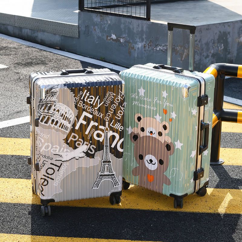 Vali 20-28 Inch Vali Nữ Sinh Viên Mật Khẩu Hộp 24 Inch Xe Đẩy Ốp Lưng Nam 26 Vali Dung Tích Lớn Bền vali