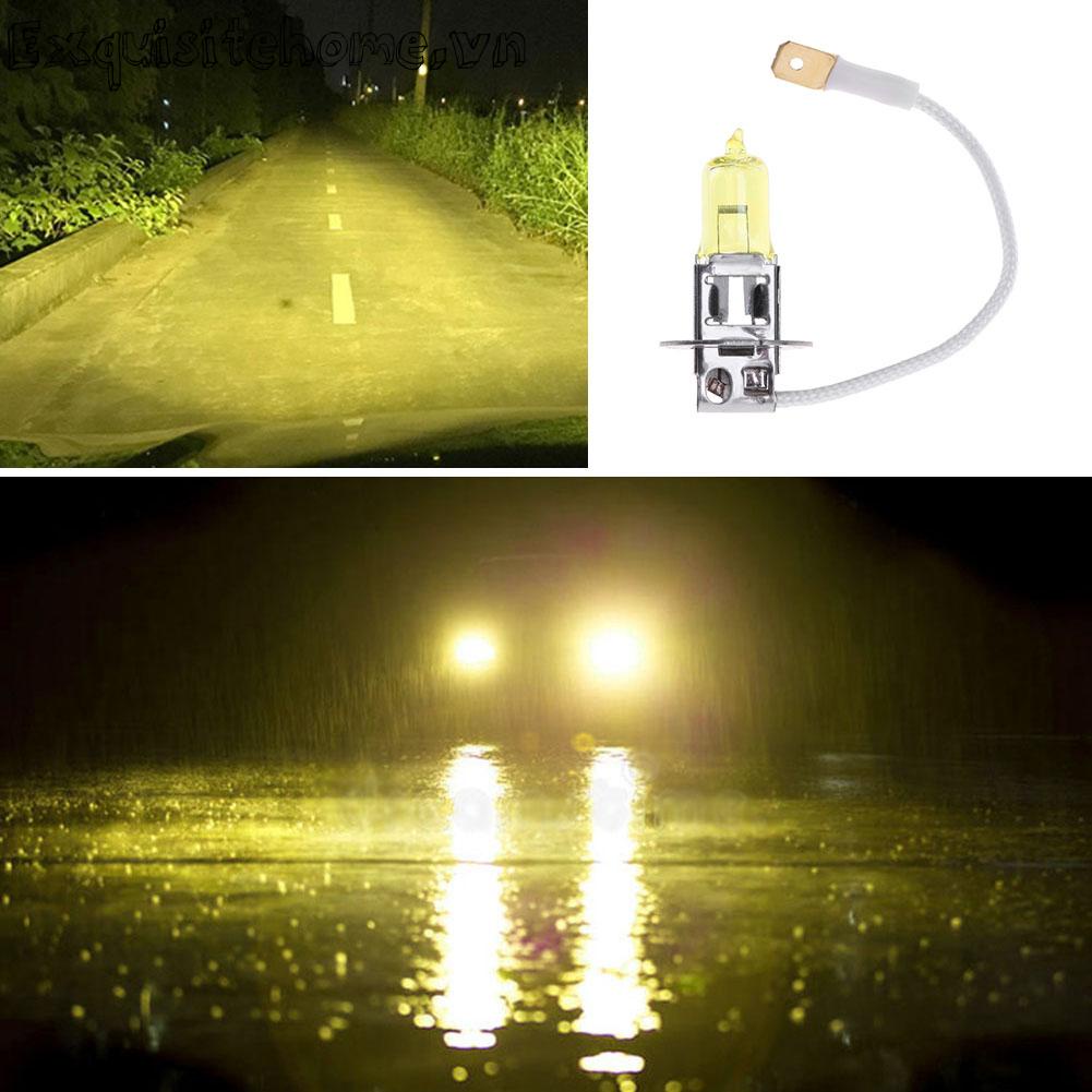 1 Đèn Pha xenon h3 12v 55w 3000k Cho Xe Hơi