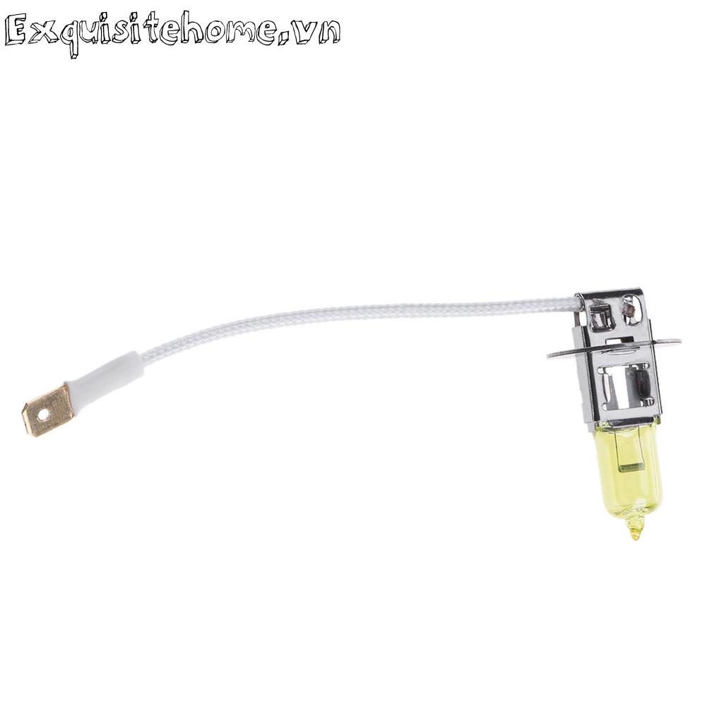 1 Đèn Pha xenon h3 12v 55w 3000k Cho Xe Hơi