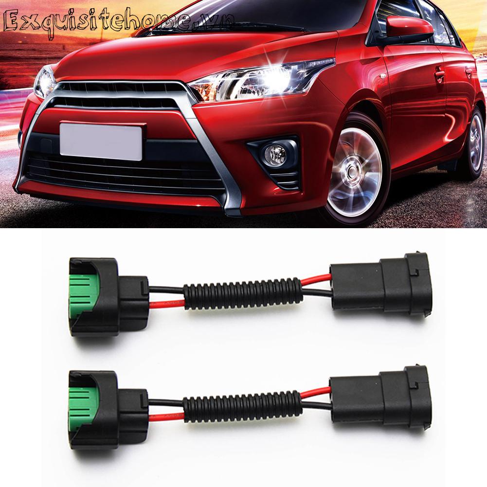 Bộ 2 Dây Cáp Kéo Dài h11 h9 h8 Cho Đèn Pha Xe Hơi halogen