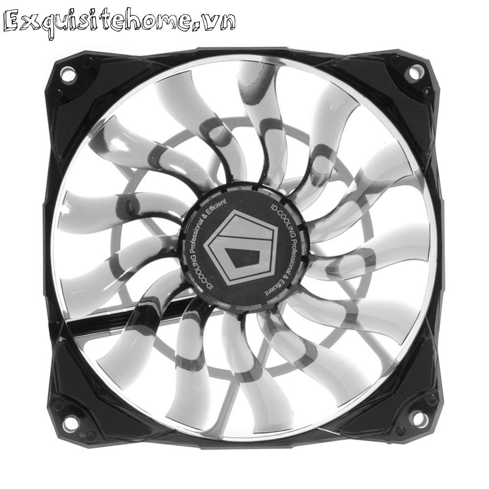Quạt Tản Nhiệt Làm Mát 12cm Cho pc case chassis cpu 4Pin Im Lặng