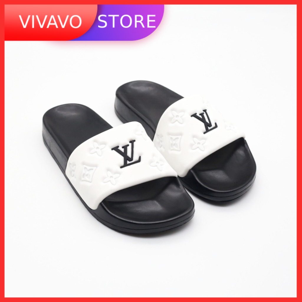 Dép Nam LV Quai Ngang cao cấp - Kiểu Dáng Thời Trang Năng Động - VIVAVO STORE