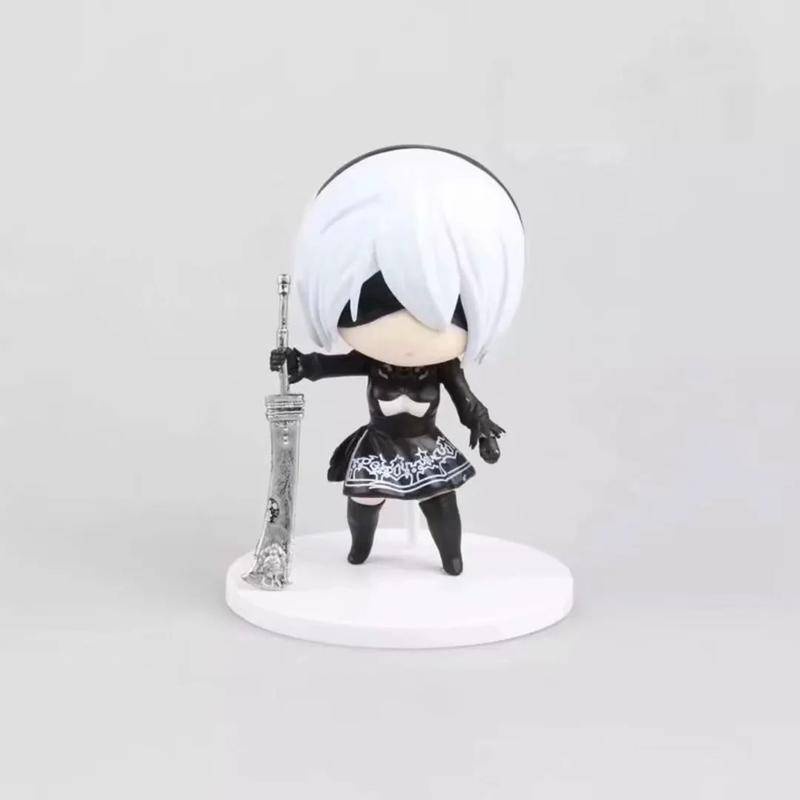 2 Trò Chơi Ký kawaii Trò Chơi nier automata yorha no. Mô Hình Đồ Chơi Nhân Vật Hoạt Hình 2 Loại b 2b