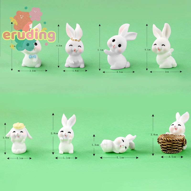 Tượng Thỏ Phong Cách Trung Hoa Trang Trí Tiểu Cảnh Năm Mới