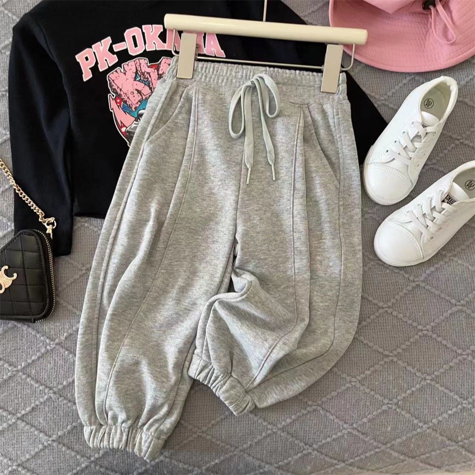 Set Áo Thun Tay Dài Và Quần Dài Phong Cách Mới Dành Cho Bé Gái