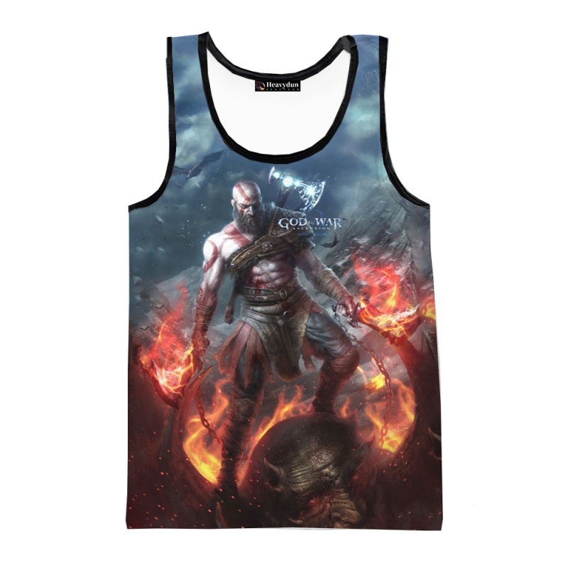 Áo Thun Ba Lỗ In Hình 3d Thời Trang Mùa Hè Dành Cho Nam