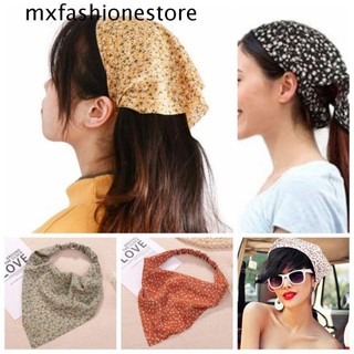 Băng đô co dãn họa tiết hoa thời trang cho nữ