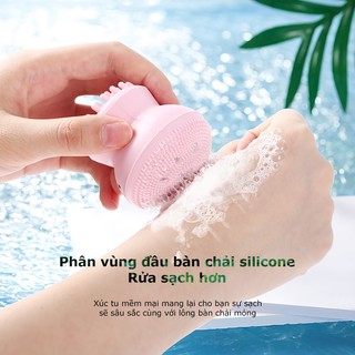 Bàn chải rửa mặt Bạch Tuộc dễ thương - Cọ rửa mặt bạch tuộc làm sạch sâu lỗ chân lông GARIN