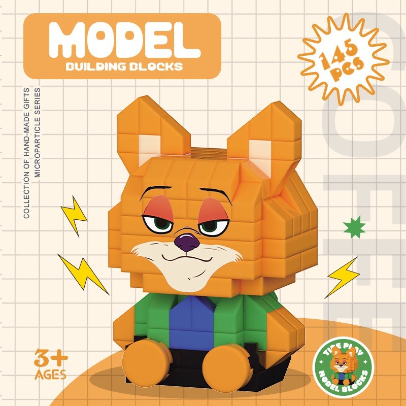 Bộ Đồ Chơi Lắp Ráp Hình Gấu Trúc Cho Bé