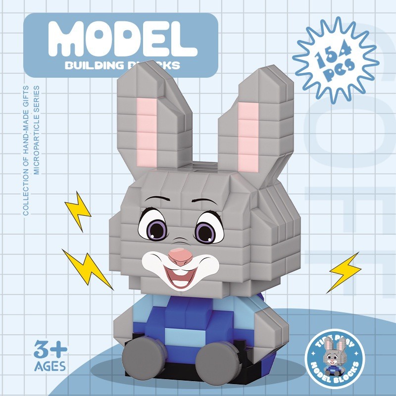 Bộ Đồ Chơi Lắp Ráp Hình Gấu Trúc Cho Bé