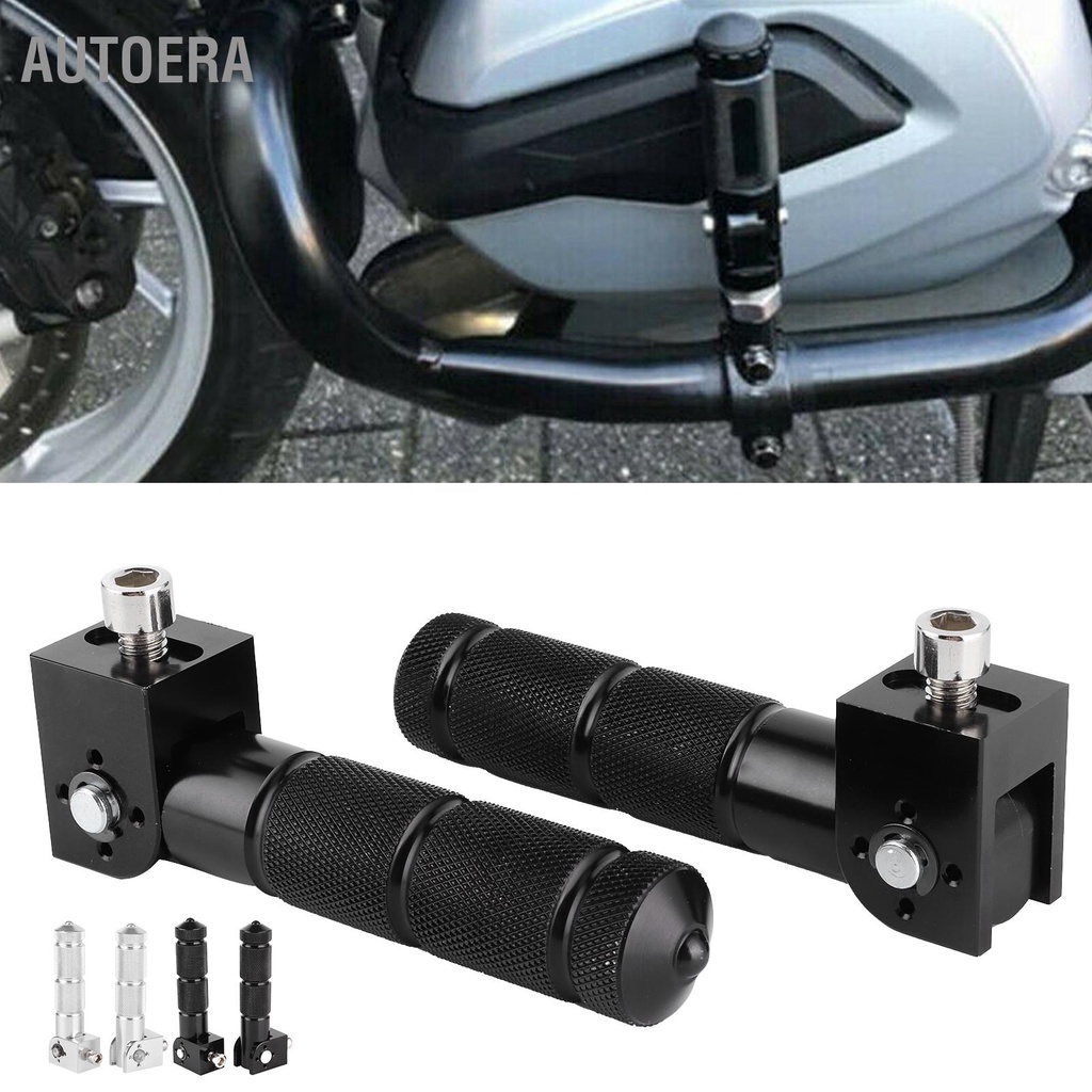 AutoERA 2 Chiếc Bàn Đạp Nhôm Cho Xe Máy Điện 8 Mm Đa Năng Gấp 90 Độ Thanh Hỗ Trợ