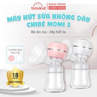 Máy hút sữa không dây chibé momi 3 cb025 9 cấp độ hút sữa, kích sữa, massage ngực cho mẹ