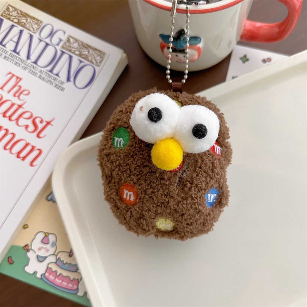 Hoạt Hình Móc Khóa Hình Thú Nhồi Bông Đáng Yêu Cho Cặp Đôi