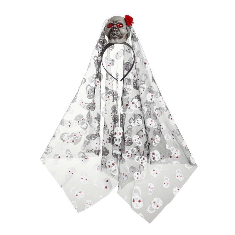 Sq3 Băng Đô Cài Tóc Hình Đầu Lâu Trang Trí halloween