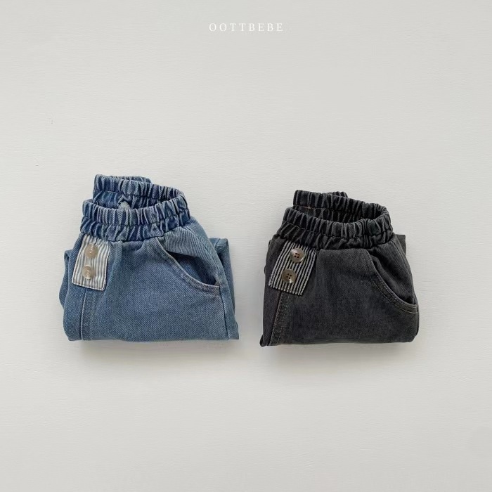 Quần jeans Trơn Thời Trang Mùa Thu Dành Cho Bé Trai 0-3 Tuổi